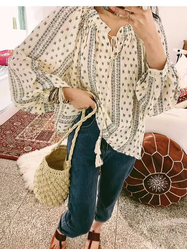 花柄ブラウス　AJ2231-9902