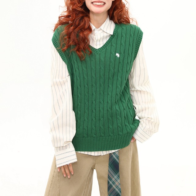 gray half-zip knit　グレーハーフジップニット　J1493