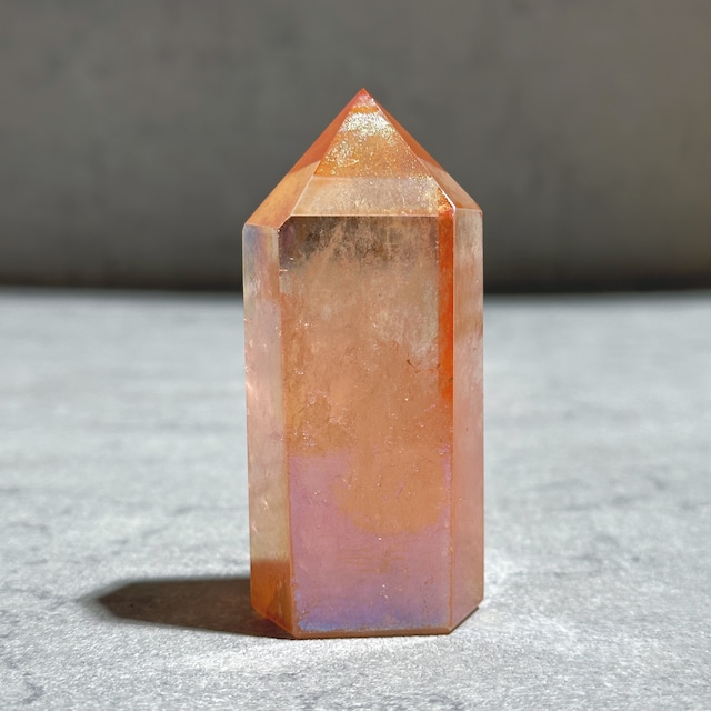 オレンジオーラクォーツ タワー02◇ Orange Aura Quartz ◇天然石・鉱物・パワーストーン