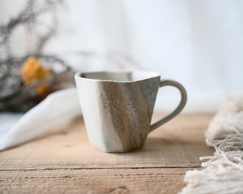 マーブル角マグ①  /  Wayu 画像