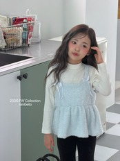 ニニベロ / ninibello / スノーフレークビスチェ / 韓国子供服 / キッズ / 26winter〖取寄〗*XS~XXL*