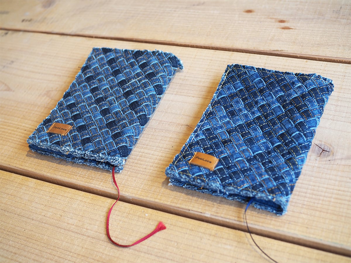 デニムループブックカバー｜福山デニム,ブックカバー｜PooLoce | TURNS