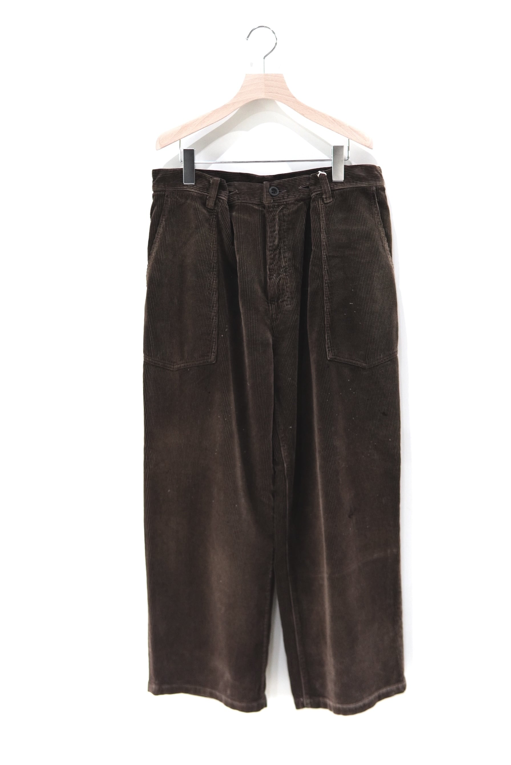 ANCELLM / AGING CORDUROY BAKER PANTS / ANC-PT129 | POETRY