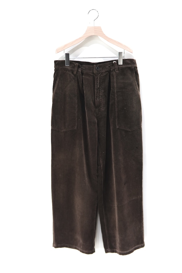 ANCELLM /  AGING CORDUROY BAKER PANTS / ANC-PT129