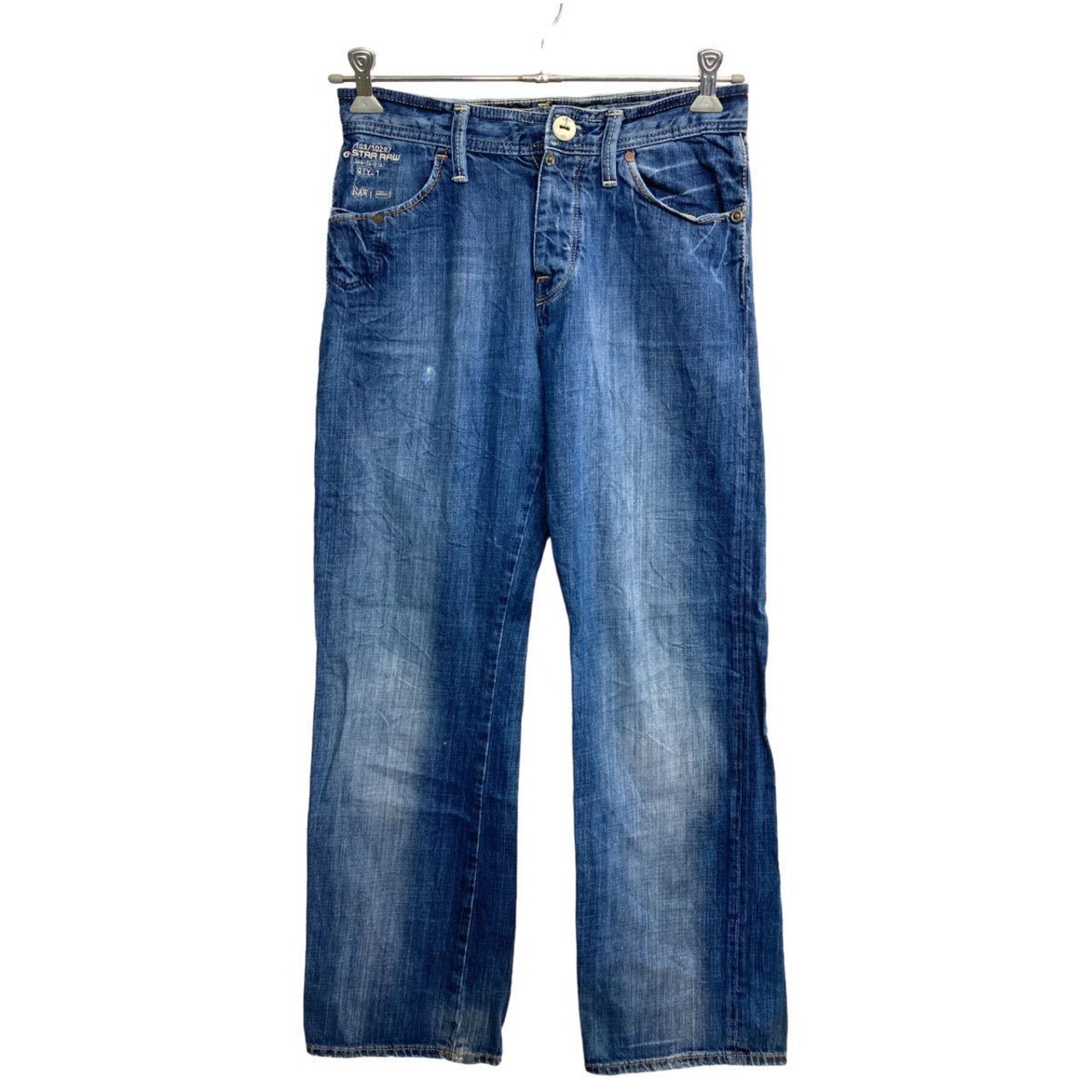 G-STAR RAW デニムパンツ W29 ジースター ボタンフライ インディゴ 