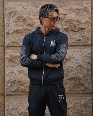 BELINDA REFLECTOR ZIP HOODIE【BB25040】