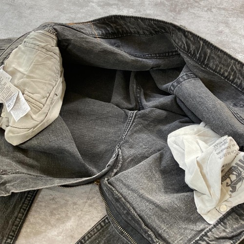 【W42 L30】 usa levi's black リーバイス 569 詳細写真18