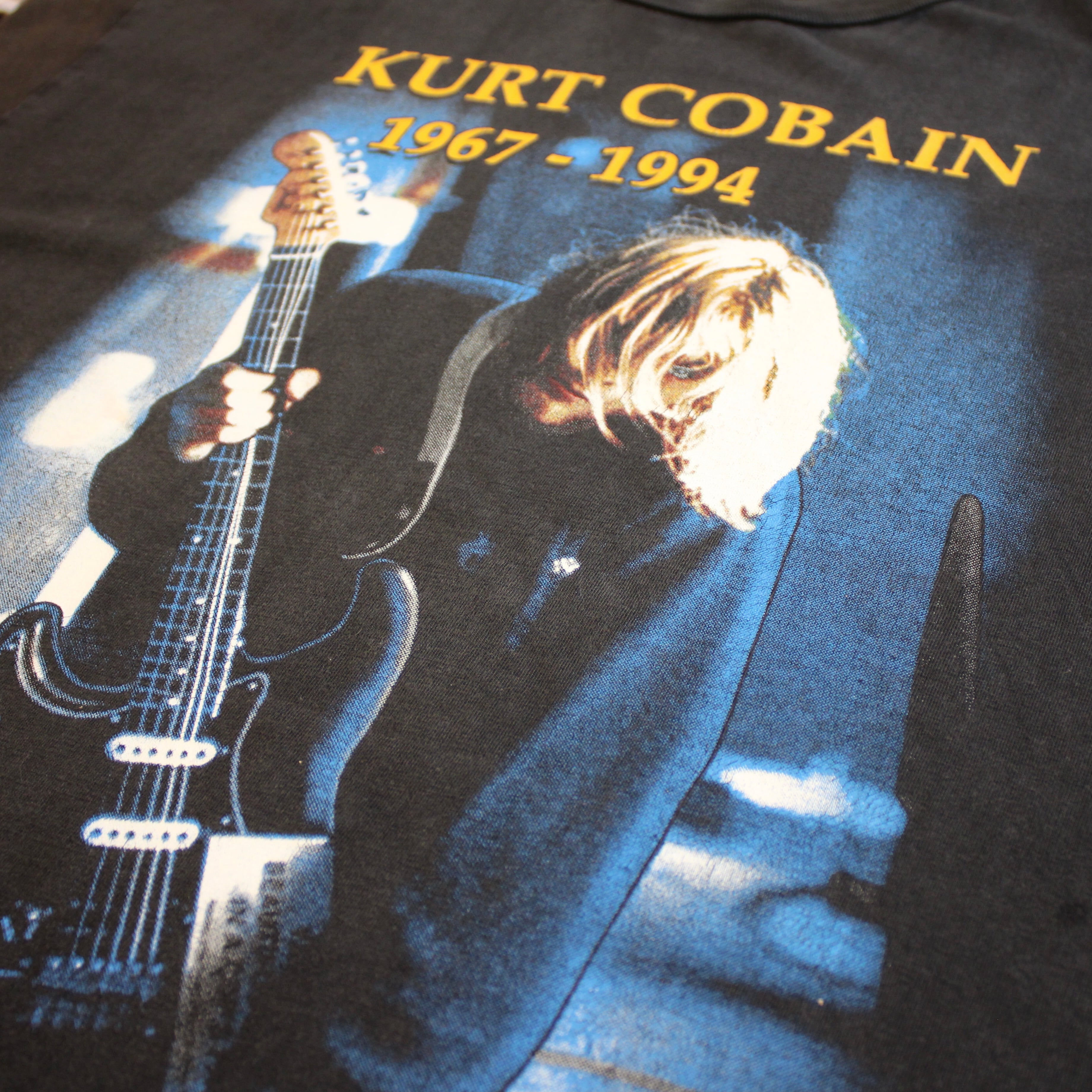 KURT COBAIN R有 00s 実寸L ブラック 90s