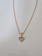 twin heart necklace thumbnail 4