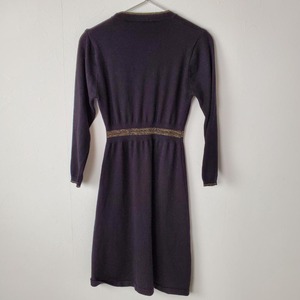 【USED】韓国ニットワンピース　1枚でコーディネート完成　楽チンコーデ