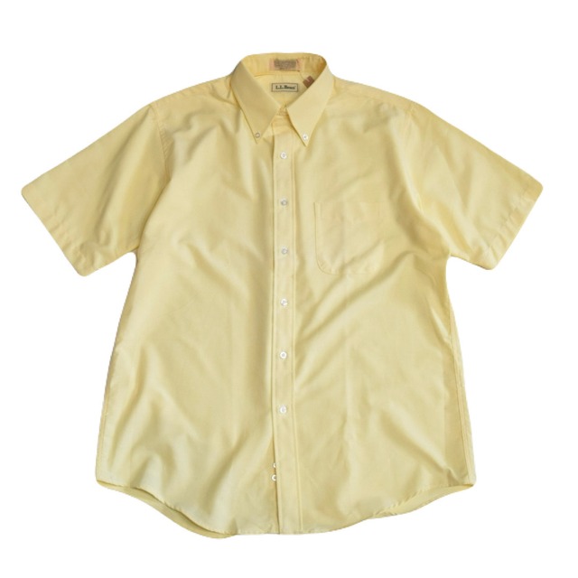 USED 90s L.L.Bean Oxford S/S shirt -16 1/2 02553