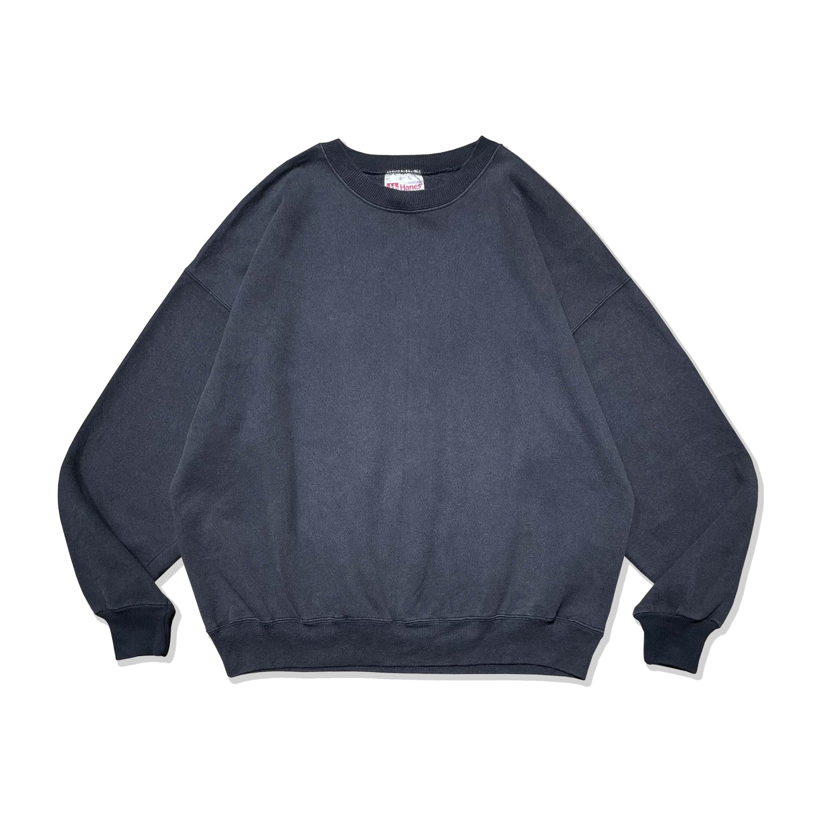 Hanes 80〜90s Fade Black Sweat Shirt size XL | BENJAMIN AUTHENTIC CLUB
