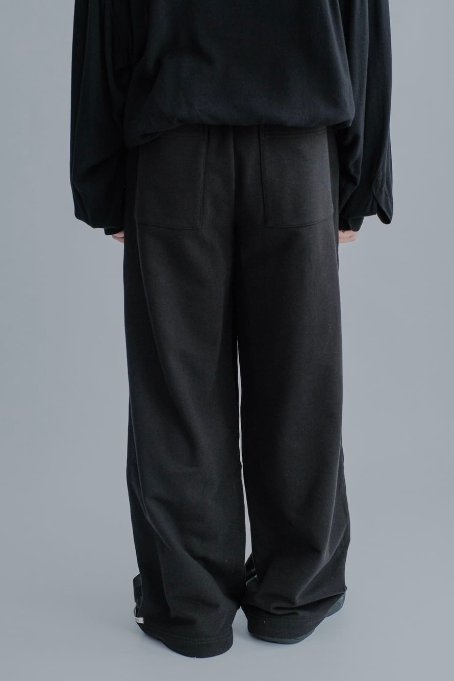 パンツ TSTS / GINGHAM PRINT SWEAT PANTS / BLACK TSTS】GINGHAM PRINT SWEAT PANTS | puzzle