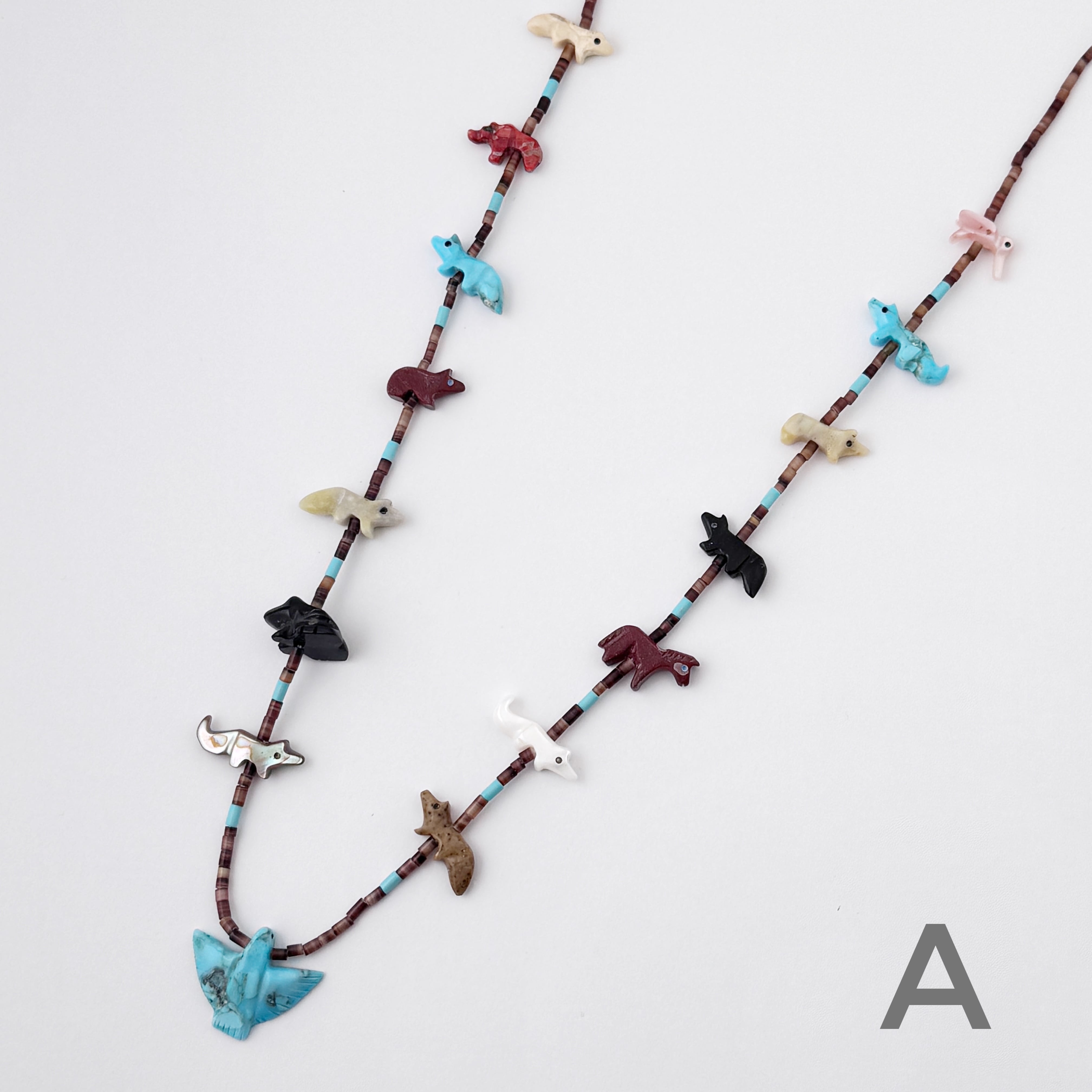 Indian Jewelry》マルチストーン フェティッシュネックレス | 【公式