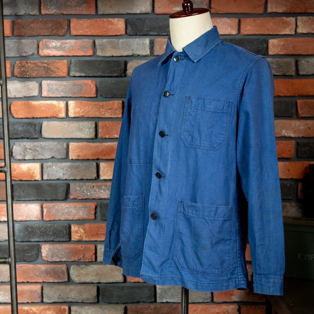 【USED】60's-70's "Cotton Twill" French Work Jacket フレンチワークジャケット ユーズド NO.697