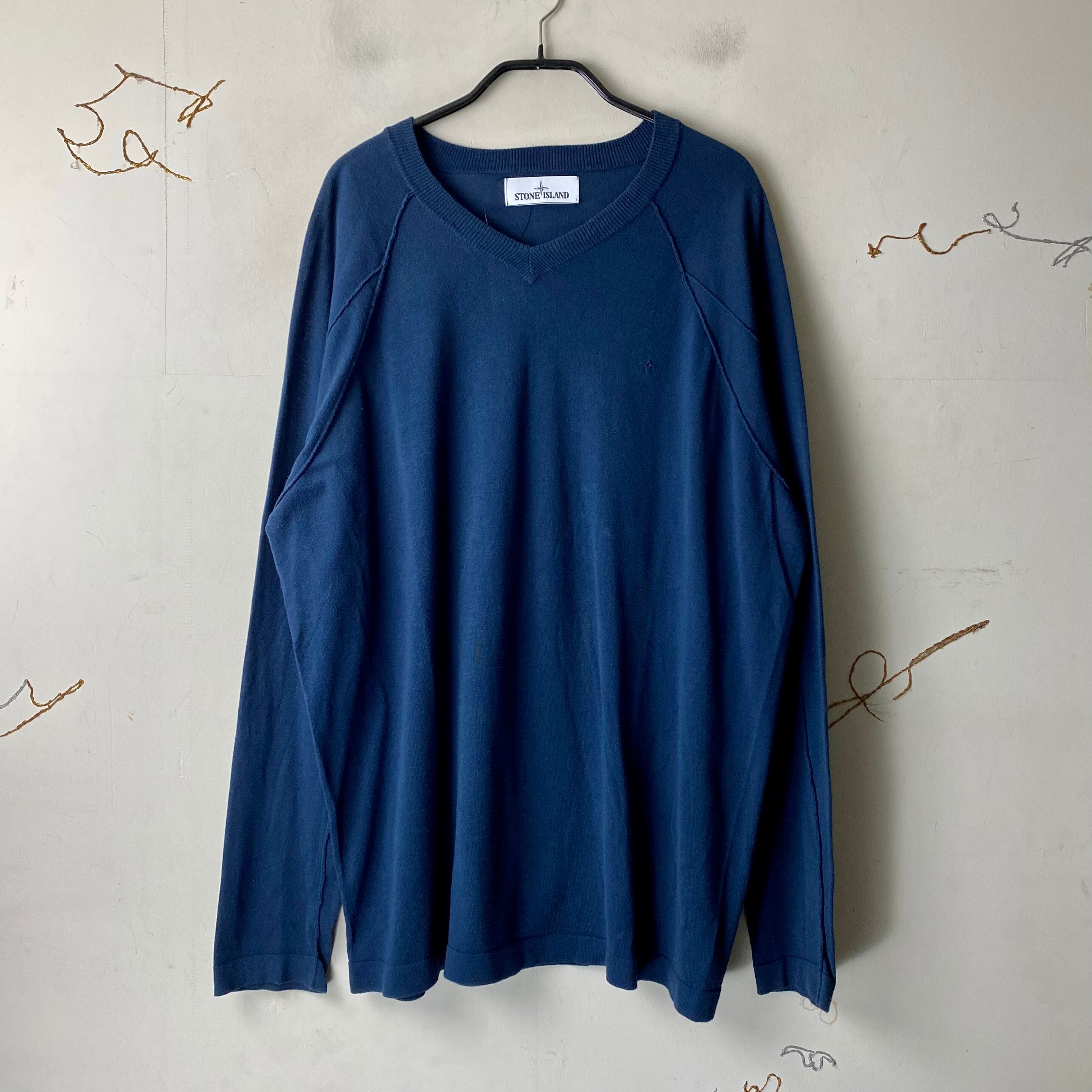 STONE ISLAND cotton knit sweater | NOIR ONLINE