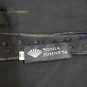 フラメンコ 衣装 SONIA JOHNES ソニアジョーンズ トップス ブラウス ブラック系 黒 レース 長袖 フリル ダンス パーティ 発表会 かわいい 華やか ダンス衣装 上品
