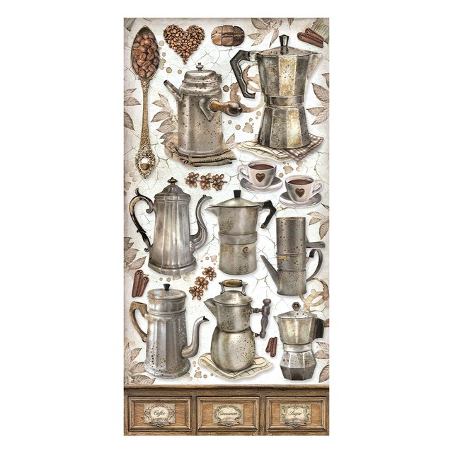 Stamperia Collectables - Coffee and Chocolate　両面デザインペーパーパッド10枚入り　SBBV26【Stamperia（スタンぺリア）】[ST-17]