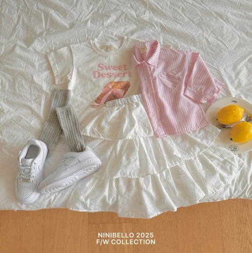 残り1点 即納⌇90cm リボン カンカンスカート ninibello
