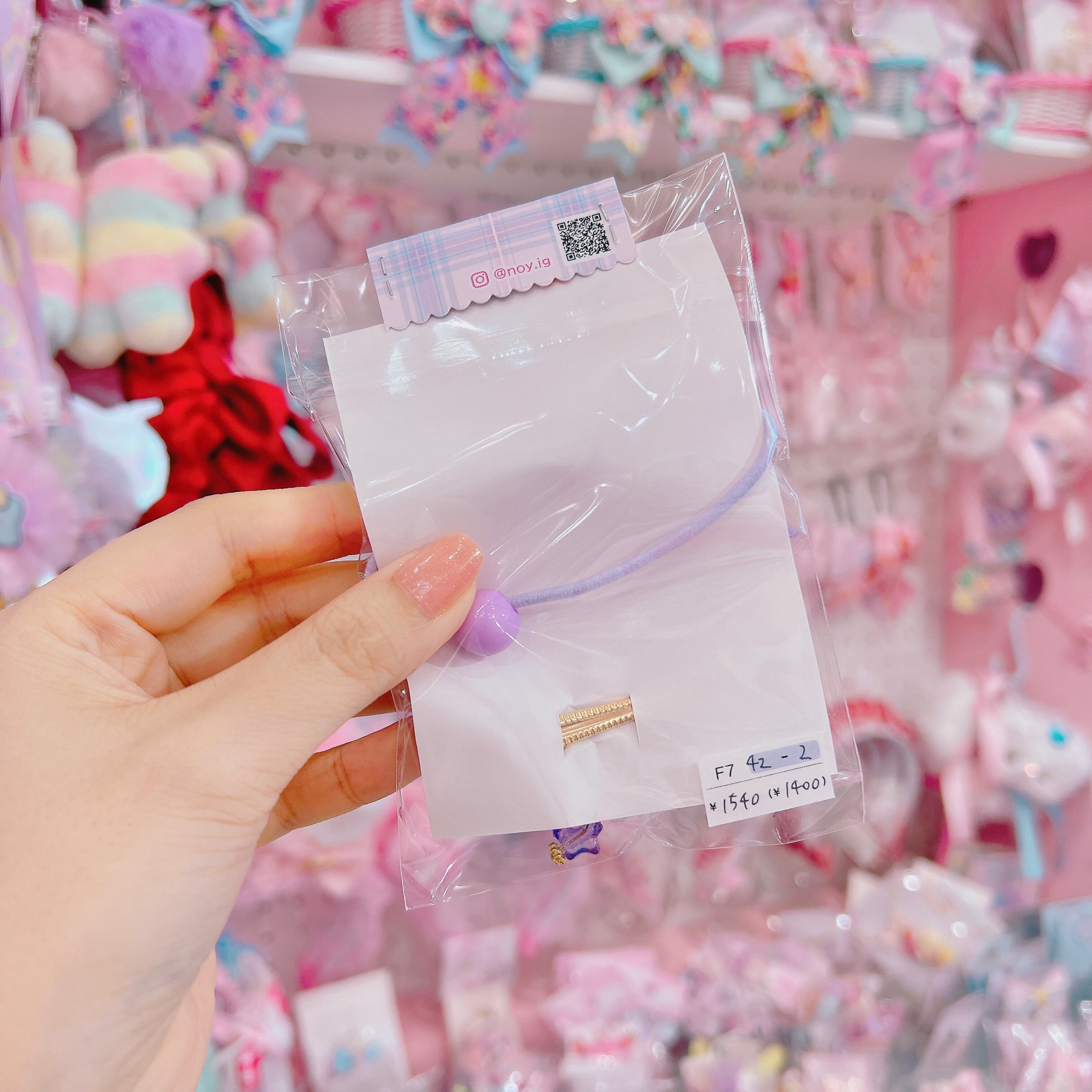 【F7】42-2ヘアゴム＆ヘアクリップセット