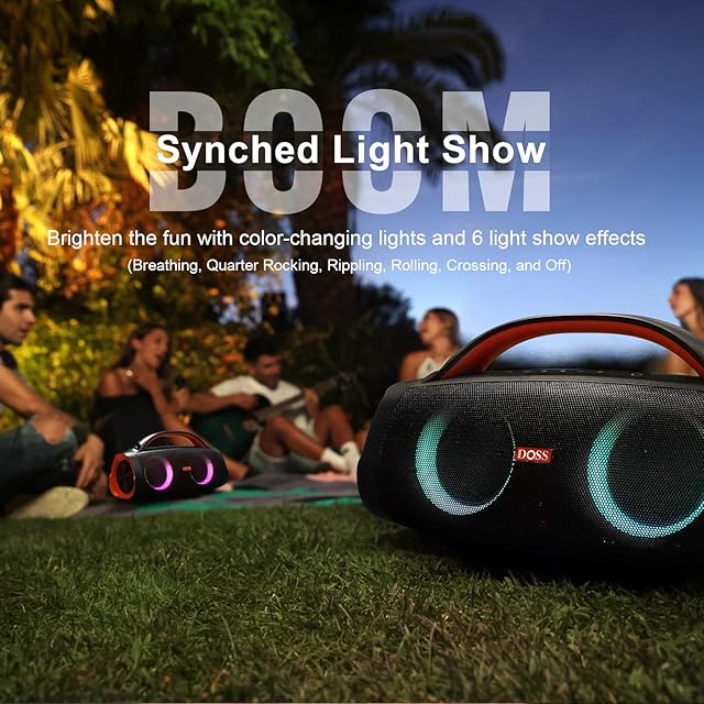 DOSS Extreme Boom Pro Bluetoothスピーカー ワイヤレス 100W 大音量