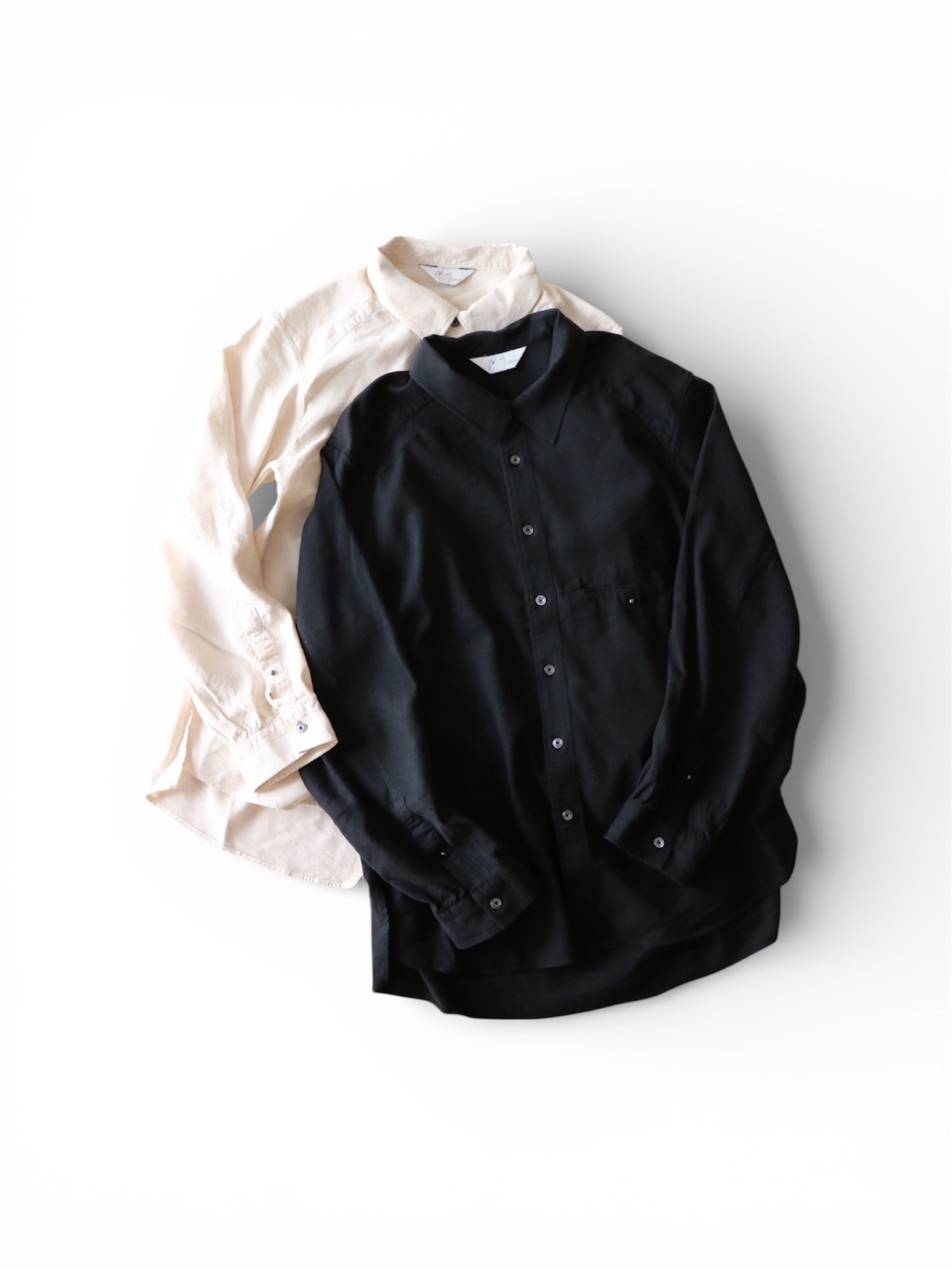 Ancellm -L/S NEP BOXY SHIRT- / ANC-SH83 / アンセルム ネップ 