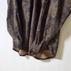 【USED】個性的シャツ　昭和ビンテージ　郁学的　