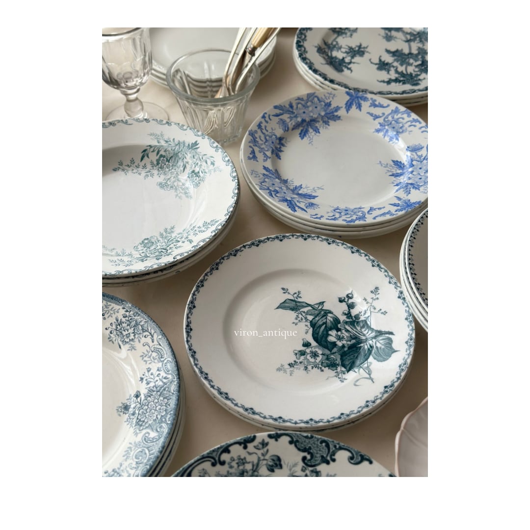 フランス アンティーク プレート サルグミンヌ Sarreguemines Sarreguemines サルグミンヌ / “MURES” デザートプレート