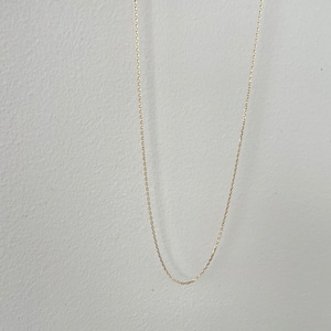 【14K-3-66】22inch 14K real gold chain