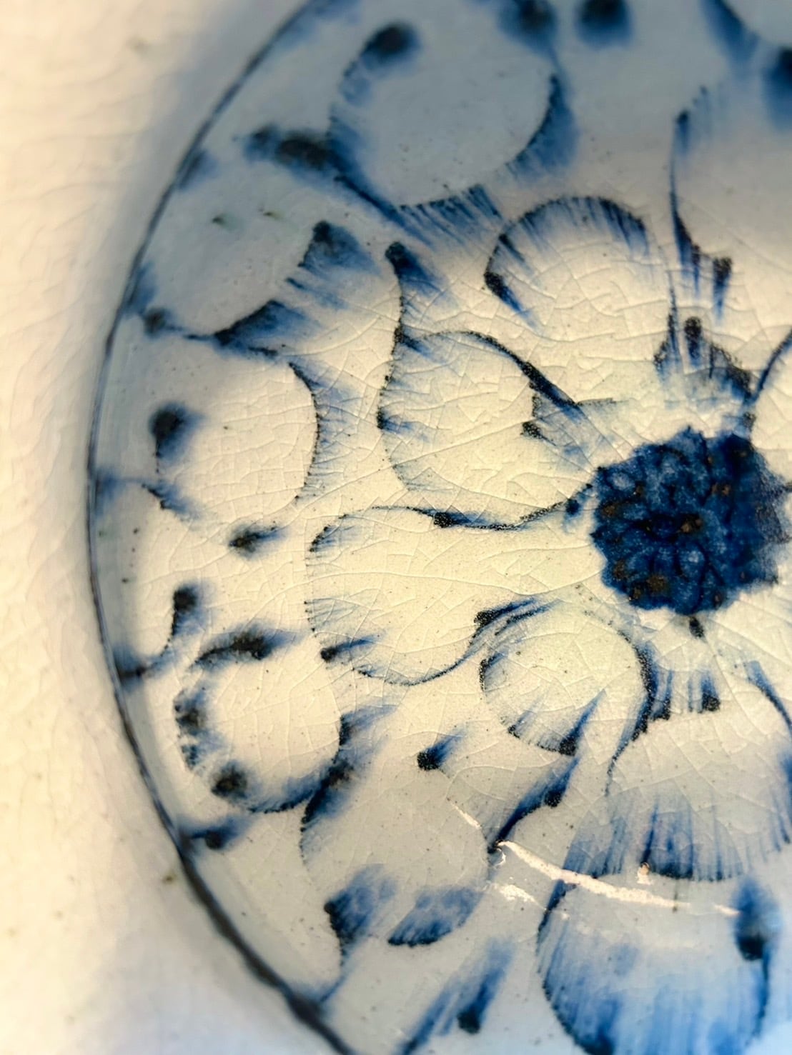 深皿 青 花模様｜Deep Plate, Blue, Floral Pattern | うつわ 雑貨