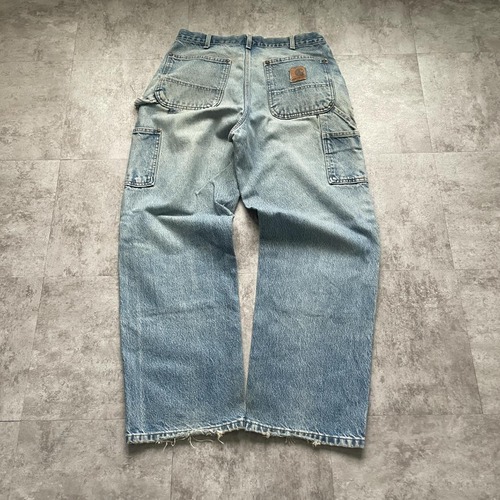 推定00s デニム ダブルニー Carhartt W 31 L 30 詳細写真3