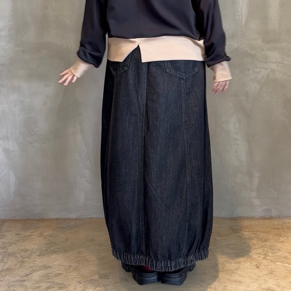 デニムスカート　GAUGE ANTGAUG ANTGAUGE（アントゲージ） ロングスカートアントゲージ 5P Aライン