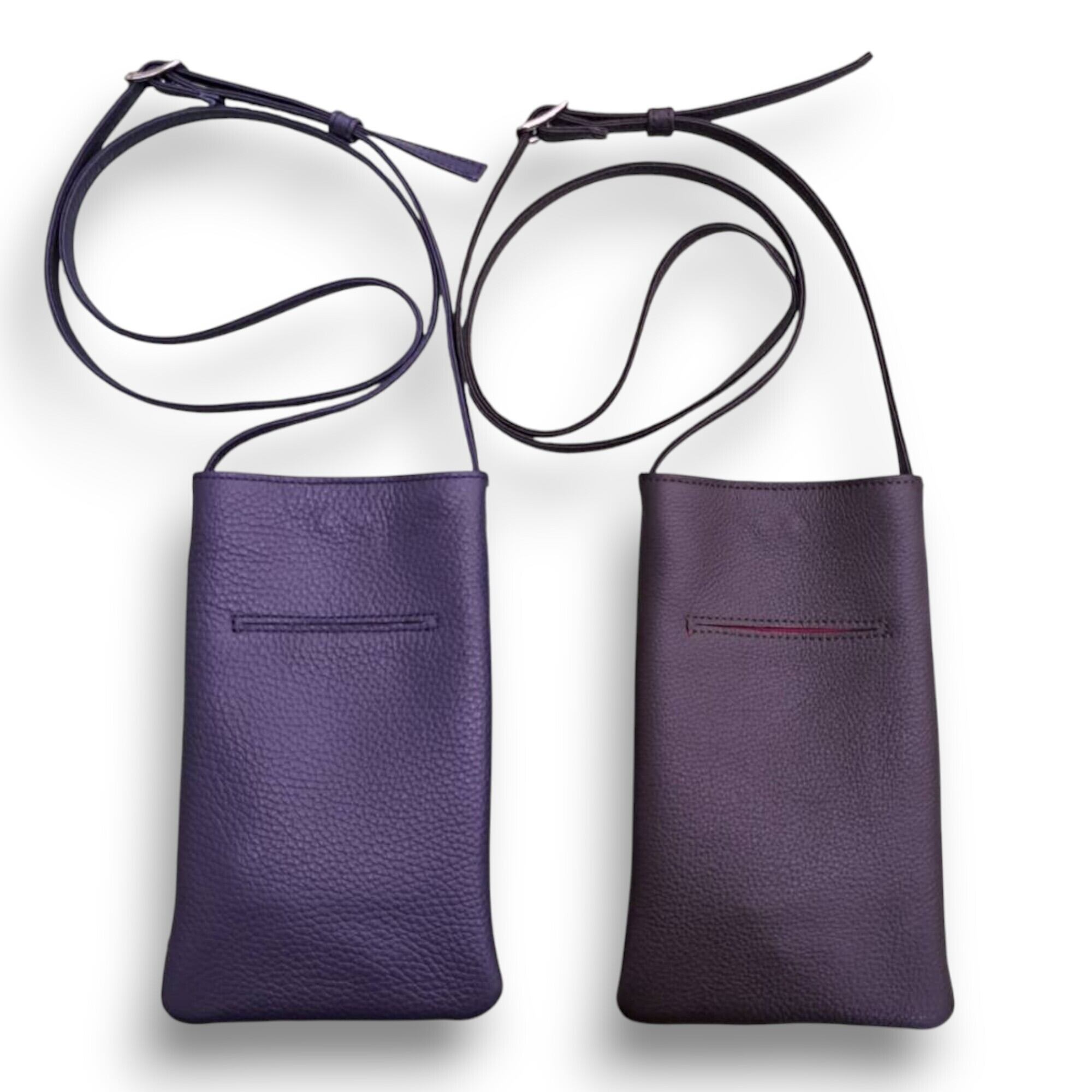 希少クロコダイル】ネックポーチ｜ミニ財布・スマホ収納対応