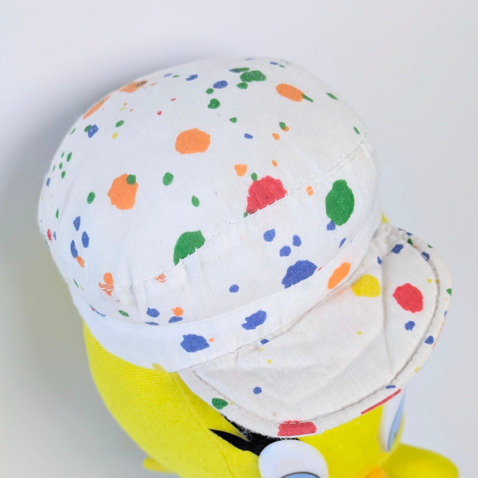 ☆VINTAGE1998☆【 Looney Tunes / ルーニー・テューンズ 】Painter Tweety Bird（ペインター トゥイーティー） プラッシュ / ぬいぐるみ〚アメリカン雑貨 アメトイ〛