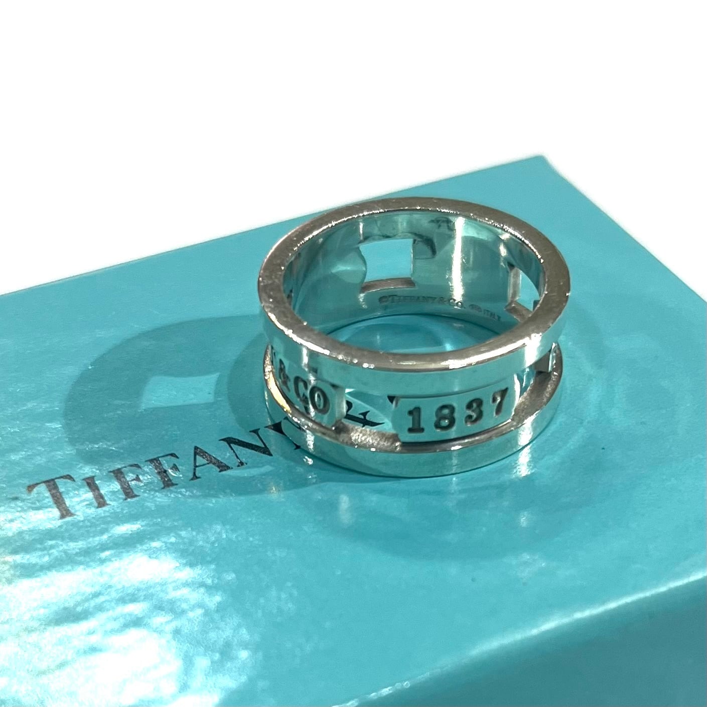希少【TIFFANY&CO.】【17号 】2584 T&COオープンエレメント ボリューム