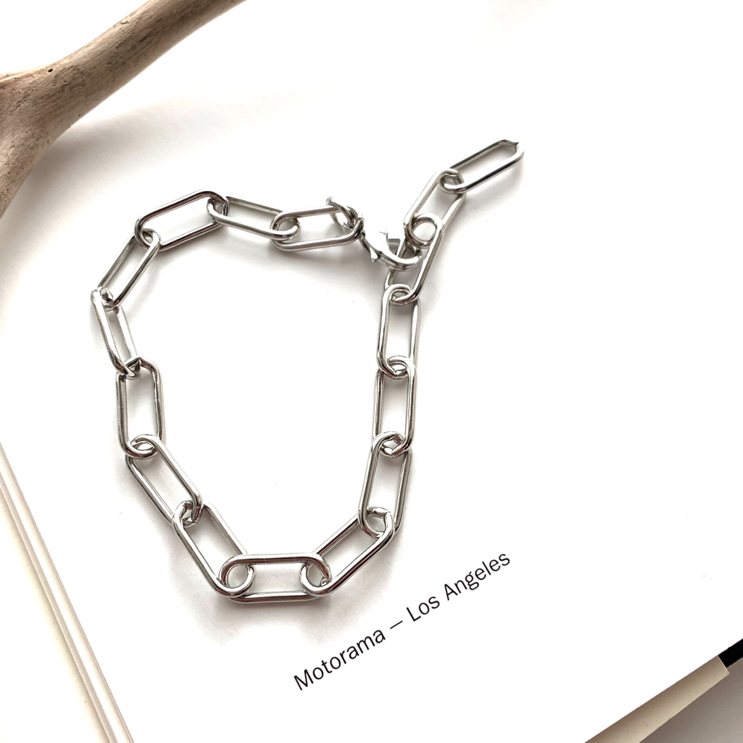Clip Chain Bracelet 【SILVER】 | Akto