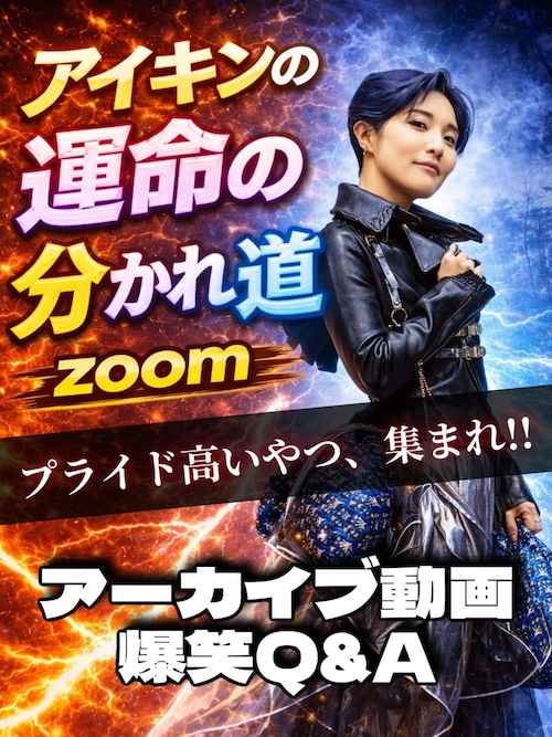 【アーカイブ】zoom講座：アイキンの運命の分かれ道