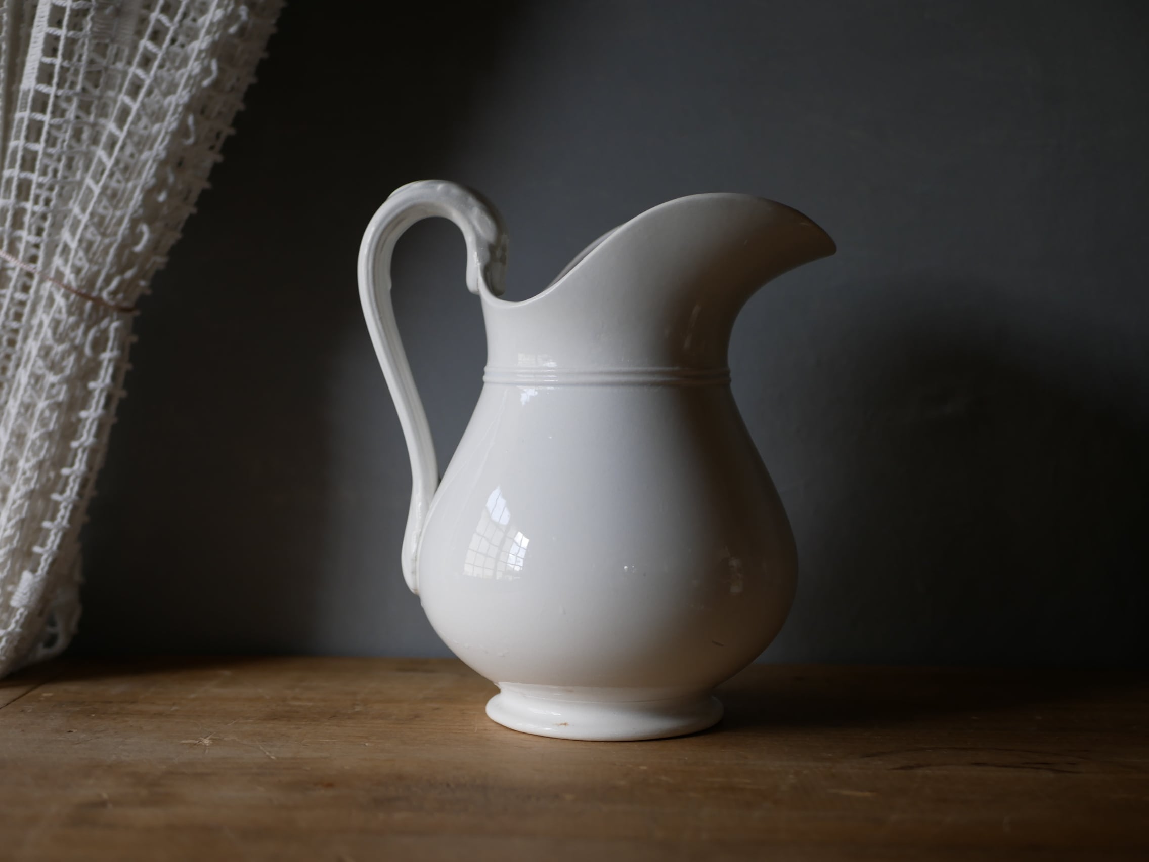mルリビタキ様　サルグミンヌ　Louis XV ミルクピッチャー　水差し　ピシェ tamaki_milkpitcher_01.jpg?v= アンティーク雑貨