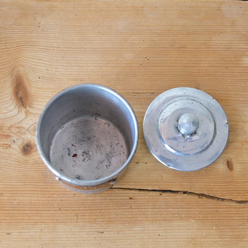 French Aluminum Canister 5P set / フレンチ アルミ キャニスター 5点