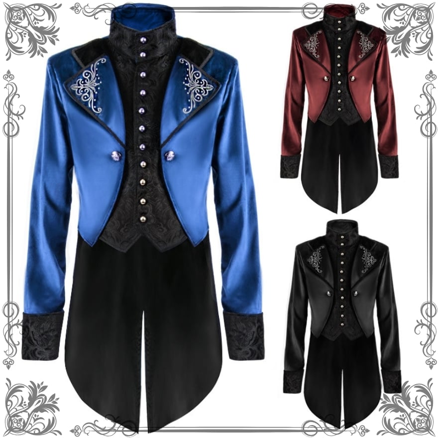 SEASONZ 地雷服 王子系 皇子系 少年装 貴族風 ジャケット 燕尾服 ノージェンダー メンズロリータ かっこいい 高見え 大人ロリータ 原宿系