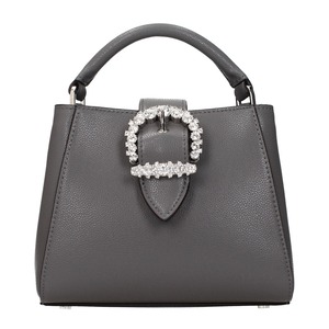 【新品】JIMMY CHOO ジミーチュウ レディース ハンドバッグ レザー グレー CHERISITOPHANDLEOSGLSTORM