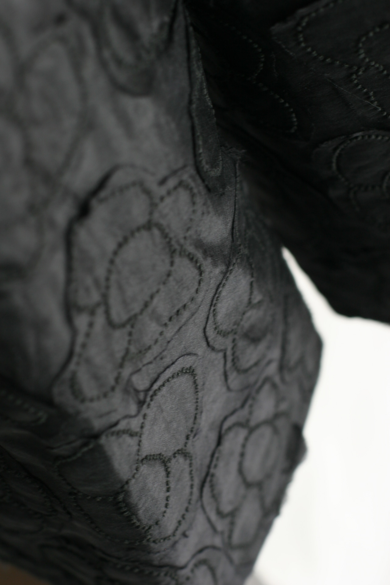 【BUNON】Khadi Silk Flower Quilting Blouson(BN2651)