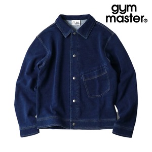 gym master ジムマスター 11oz インディゴ スウェットジャケット ジップアップ 裏毛 Gジャン風 ヴィンテージ メンズ G833746 ダークブルー
