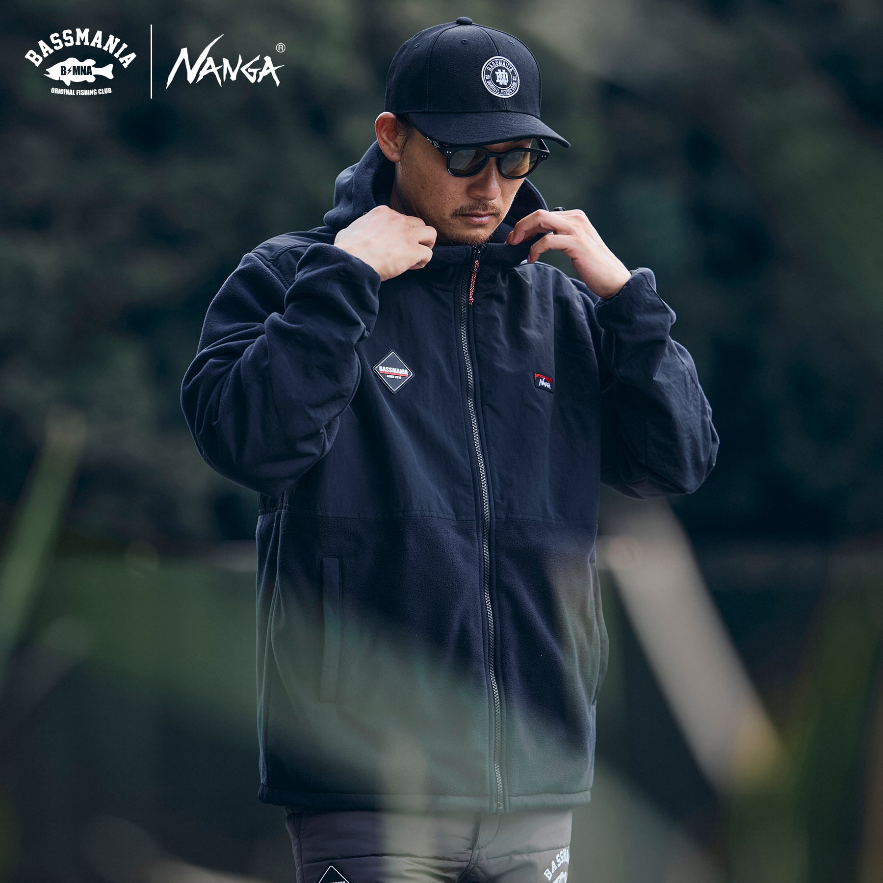 本日限定値下げ！ バスマニア bassmania ナイロンジャケット です。 bassmania（バスマニア）の「【bassmania】OLD LOGO マウンテン