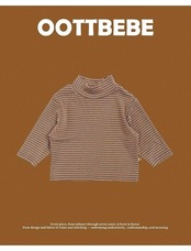 韓国子供服 / 26winter / oottbebe / もちもちタートルネックT / ベビー&キッズ / 冬服 *XS~XL*
