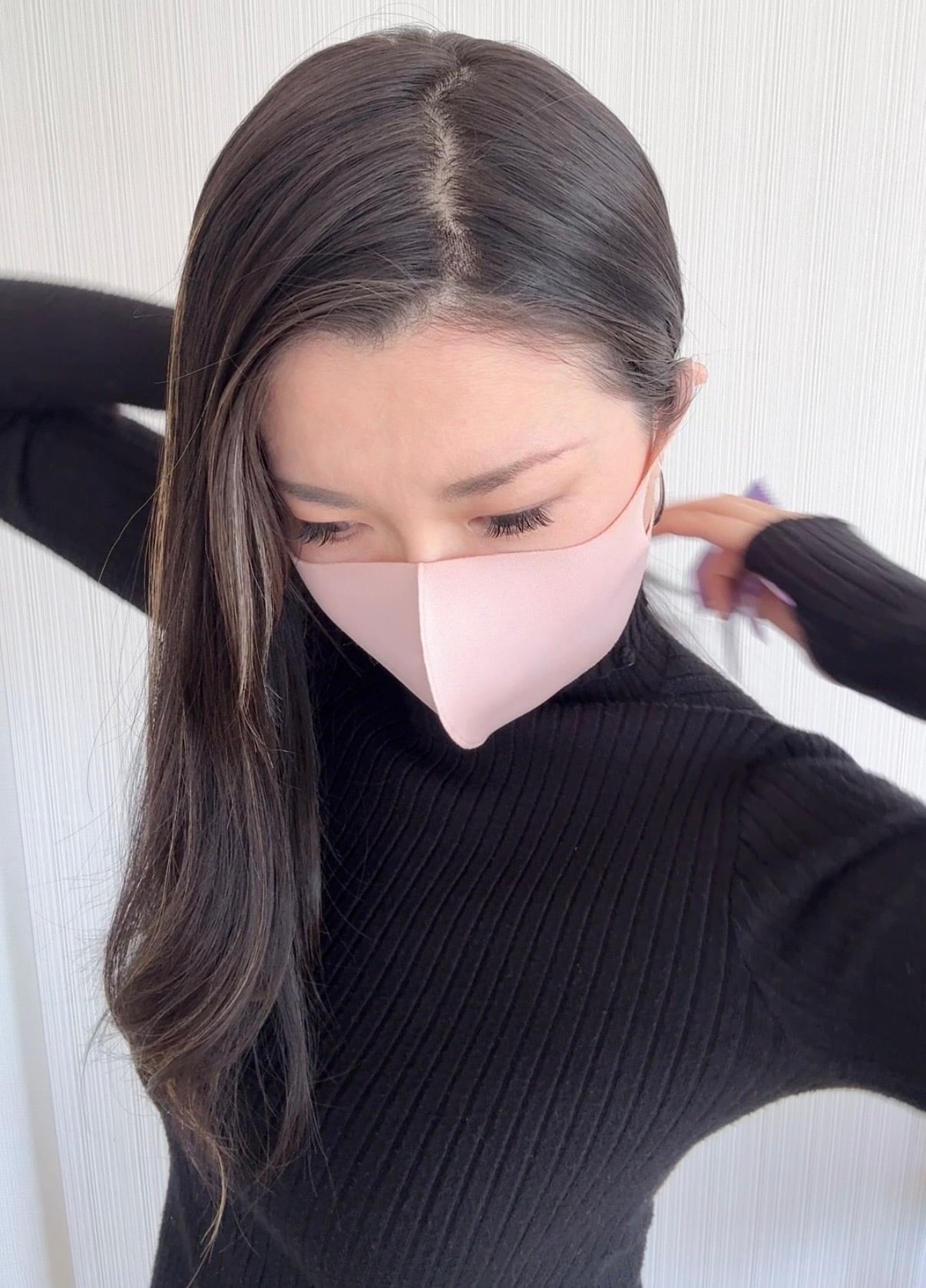 百合子ウィッグネオピース9x14cmナチュラルブラック未使用毛量減前髪無し ネオピースパーマ 9×14cm (百合子ワイヤー付き) 前髪あり/なし レミー