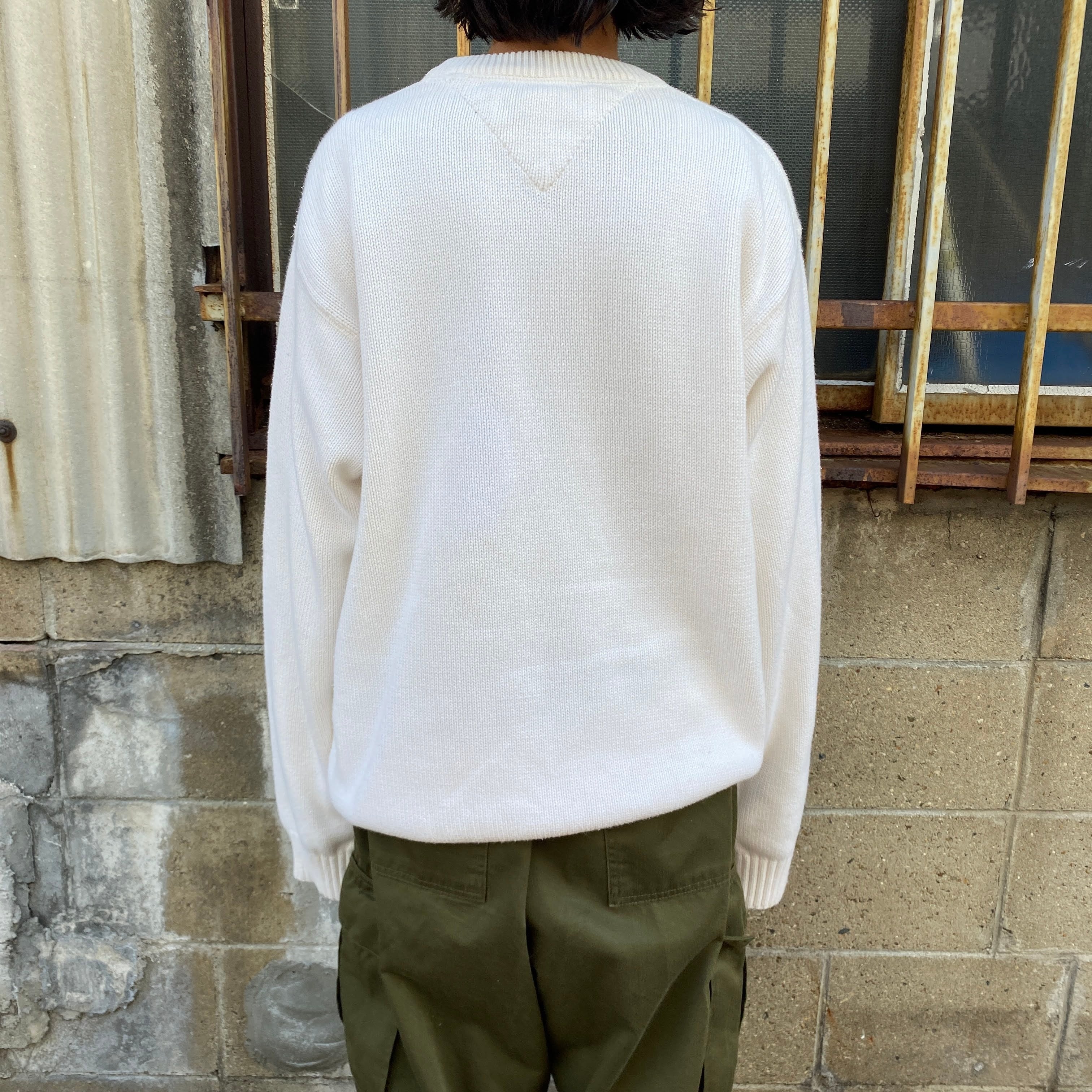 TOMMY HILFIGER GOLF トミーヒルフィガー コットンニットセーター