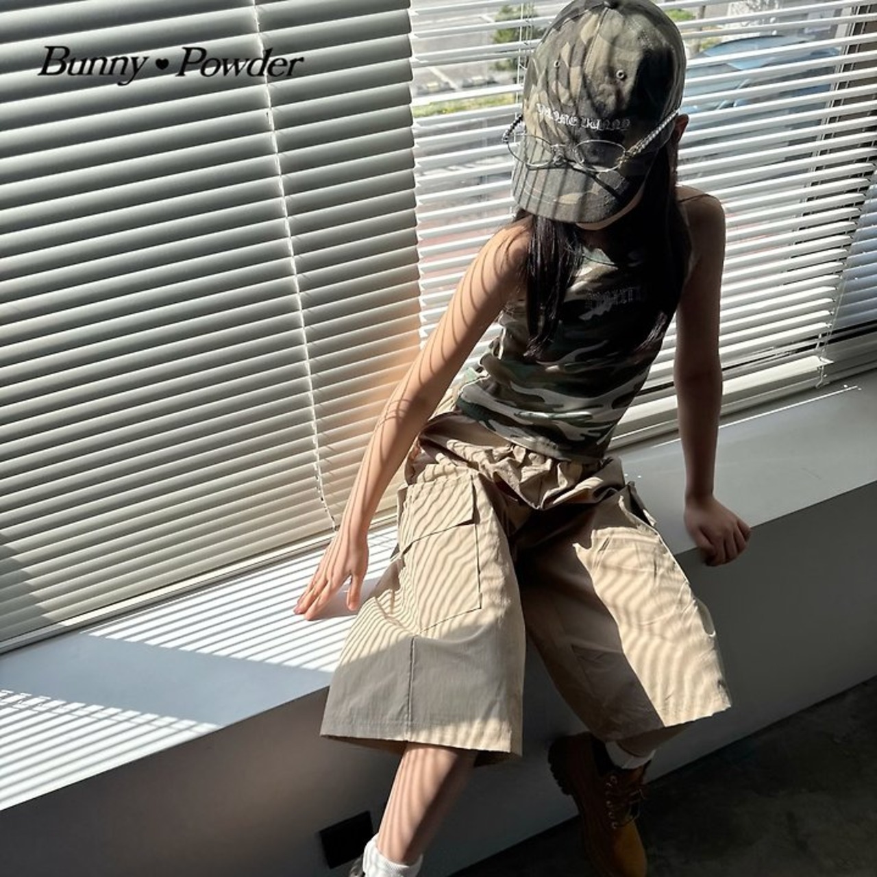 [Bunny Powder] Planning) Show Me the Cargo Pants (Cargo) (2XL/3XL/4XL) / [버니파우더] 기획)쇼미더카고팬츠(카고) (2XL/3XL/4XL)