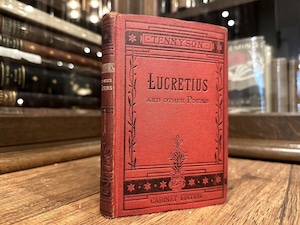 【CV609】《LUCRETIUS AND OTHER POEMS》The Works of Alfred Tennyson : The Cabinet Edition