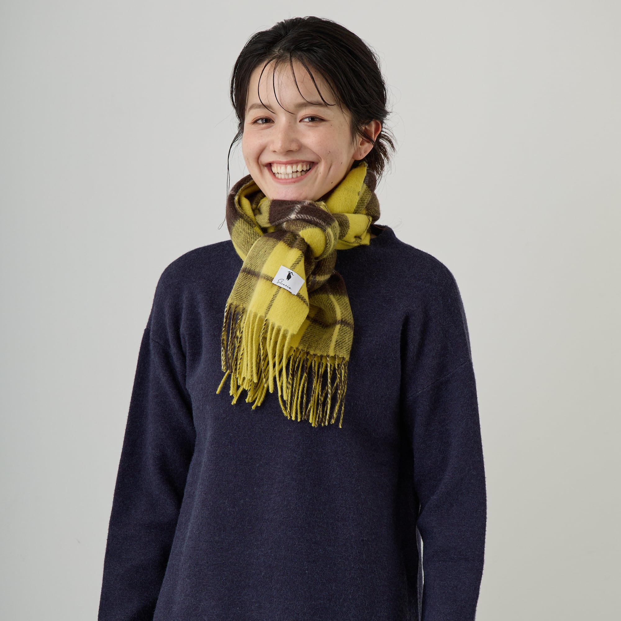 Le Bonnet イエローマフラー KUJTEN付属 Te chichi｜【Atelier Bonheur】イエローカラーマフラー | Rakuten